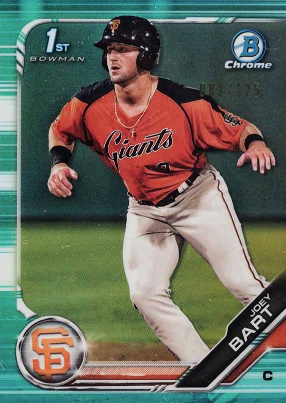 2019 Bowman Prospects Chrome Joey Bart #50 Baseball Card
