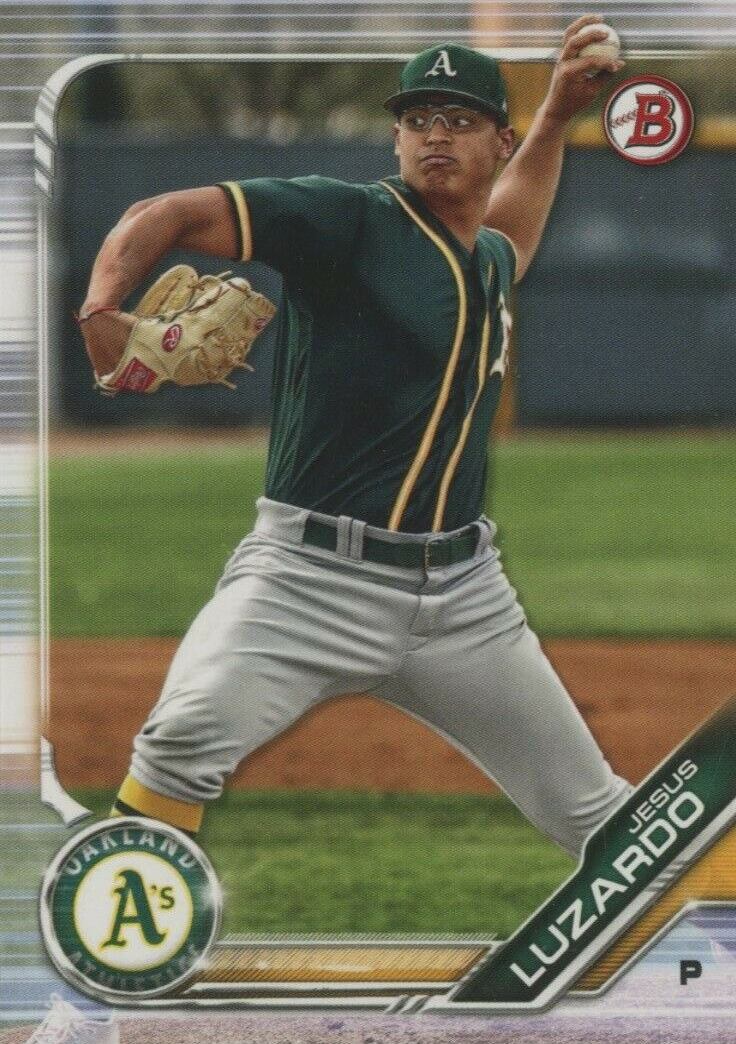 2019 Bowman Paper Prospects Jesus Luzardo #BP96 Baseball Card