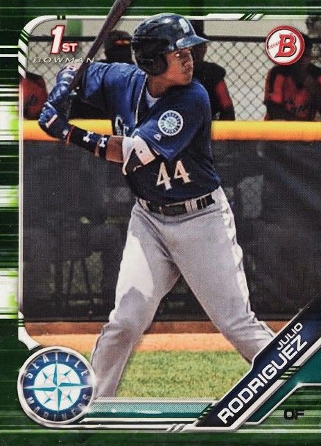 2019 Bowman Paper Prospects Julio Rodriguez #BP33 Baseball Card
