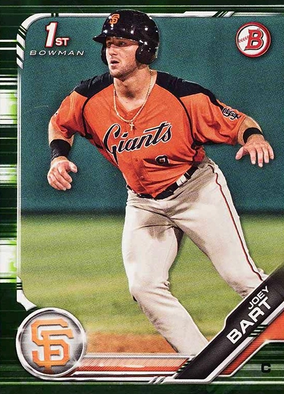 2019 Bowman Paper Prospects Joey Bart #BP50 Baseball Card