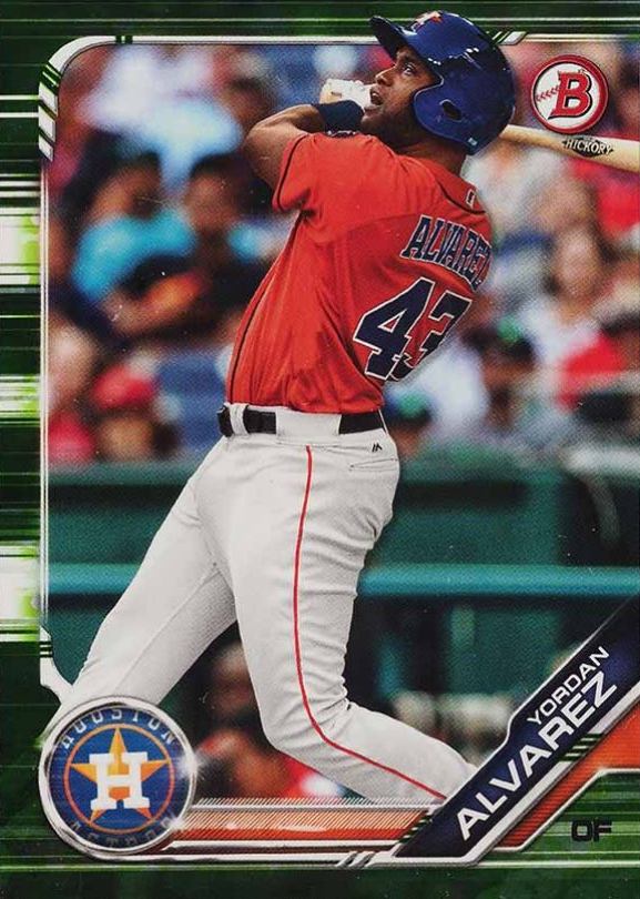 2019 Bowman Paper Prospects Yordan Alvarez #BP123 Baseball Card