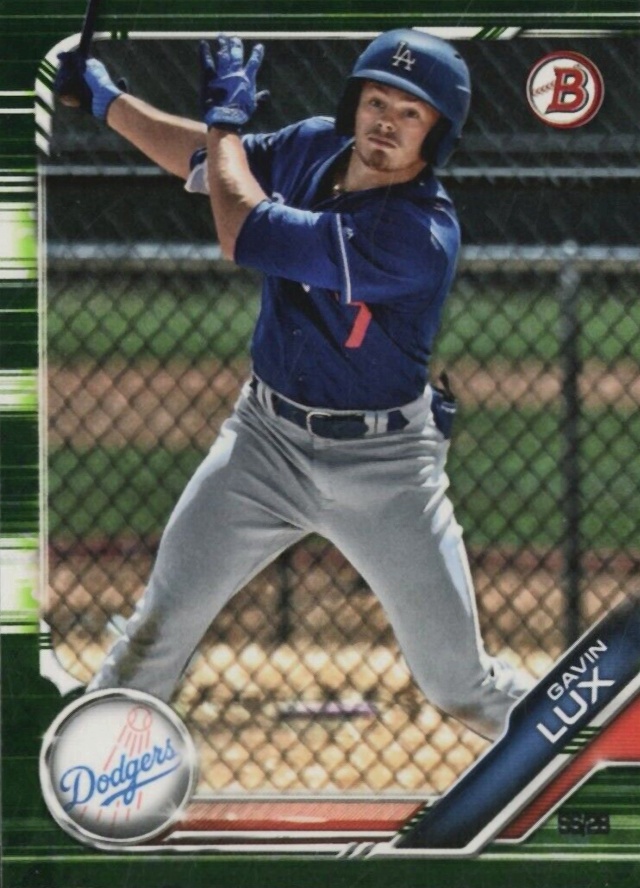 2019 Bowman Paper Prospects Gavin Lux #BP130 Baseball Card