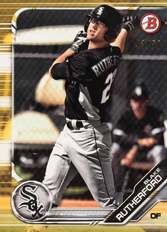 2019 Bowman Paper Prospects Blake Rutherford #BP20 Baseball Card