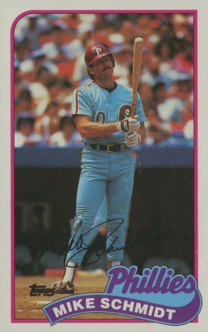 1989 Topps/LJN Baseball Talk Mike Schmidt #72 Baseball Card