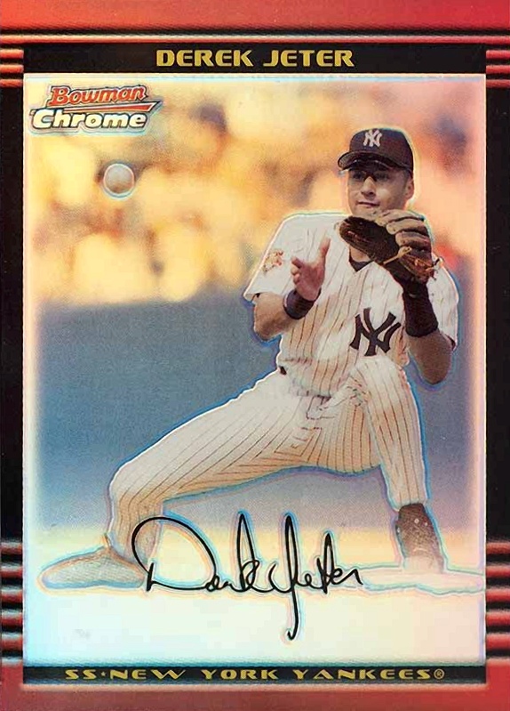 2002 Bowman Chrome Derek Jeter #2 Baseball Card