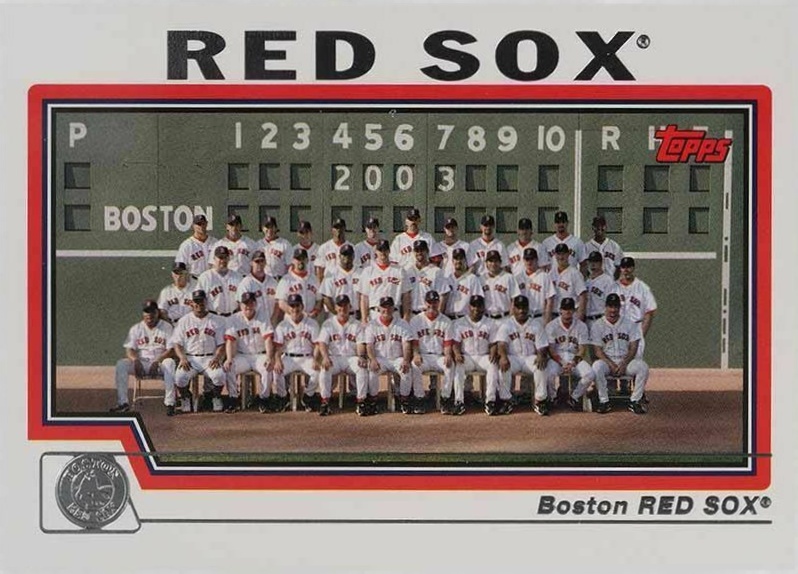 2004 Topps  Boston Red Sox Team #642 Baseball Card