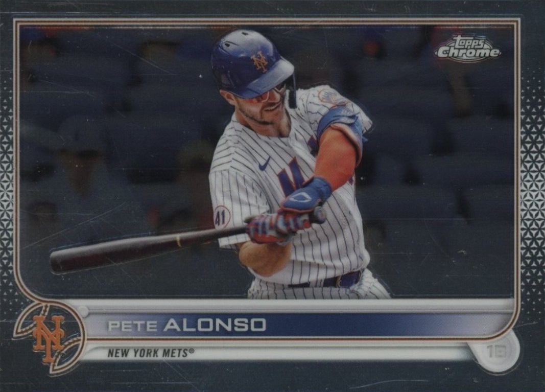 2022 Topps Chrome Pete Alonso #209 Baseball Card