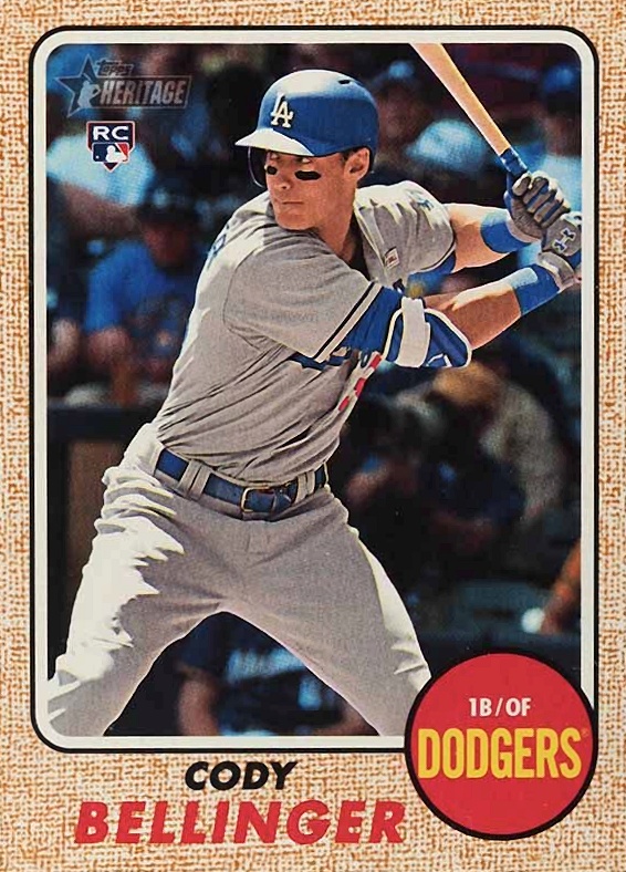 2017 Topps Heritage  Cody Bellinger #678 Baseball Card