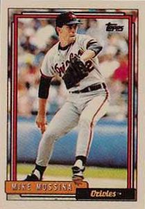 1992 Topps Micro Mike Mussina #242 Baseball Card