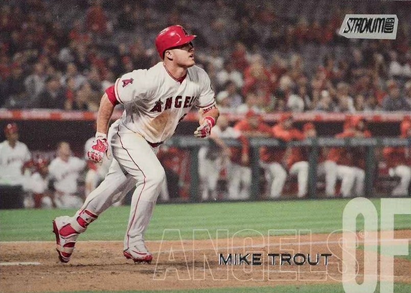2018 Stadium Club Mike Trout #48 Baseball Card