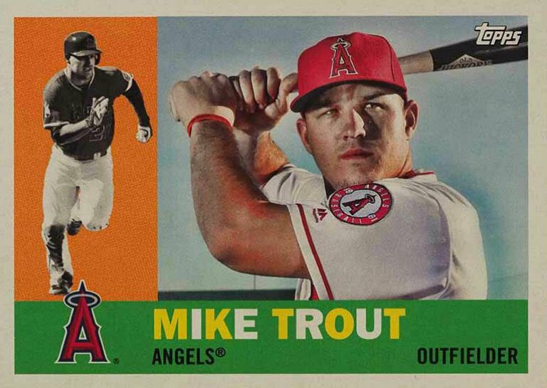 2017 Topps Archives Mike Trout #1 Baseball Card