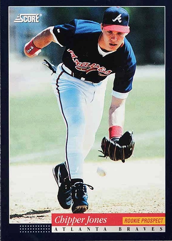 1994 Score Chipper Jones #572 Baseball Card