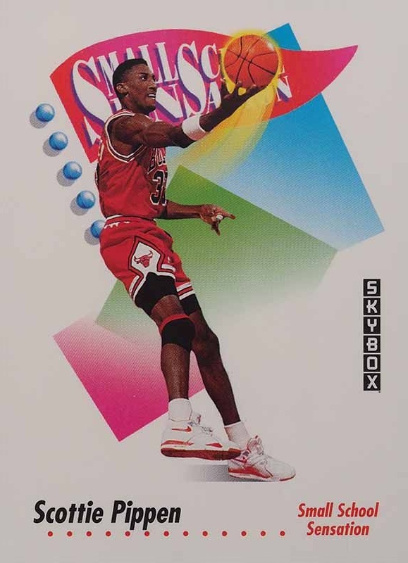 1991 Skybox Scottie Pippen #606 Basketball Card