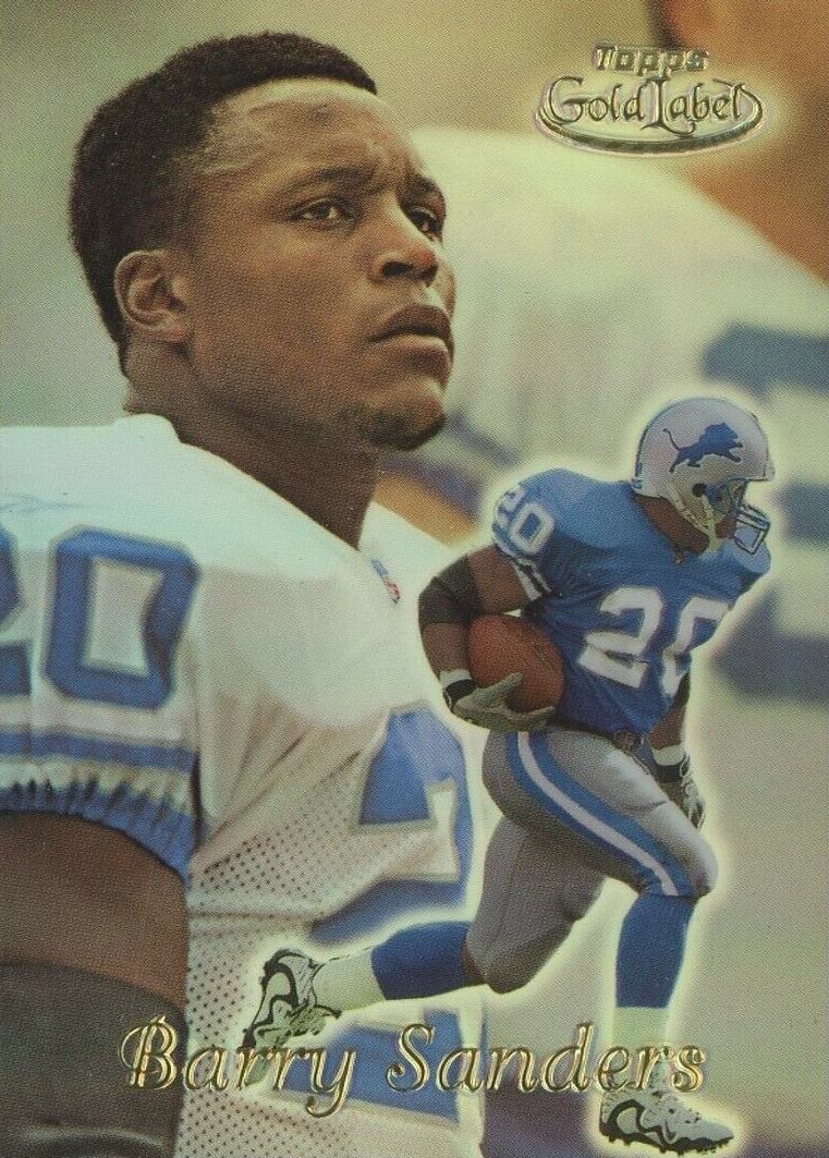 1999 Topps Gold Label Class 1 Barry Sanders #20 Football Card