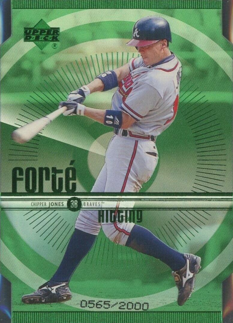 1999 Upper Deck Forte Chipper Jones #F6 Baseball Card