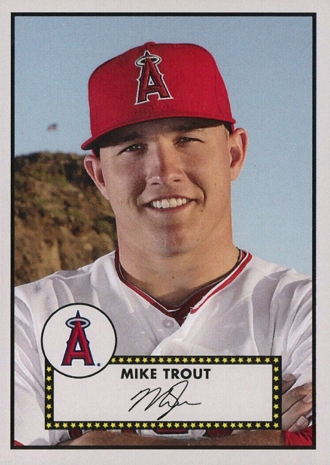 2017 Topps Throwback Thursday  Mike Trout #11 Baseball Card
