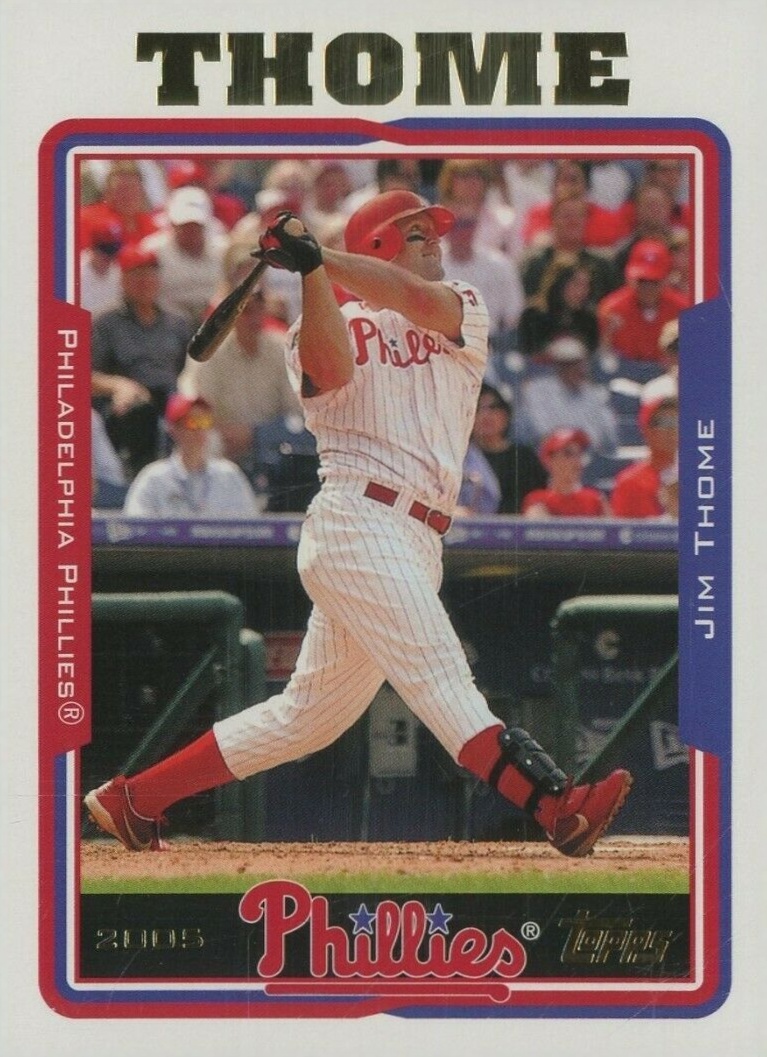 2005 Topps  Jim Thome #25 Baseball Card