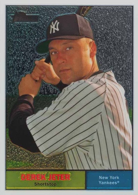 2010 Topps Heritage Chrome Derek Jeter #C62 Baseball Card