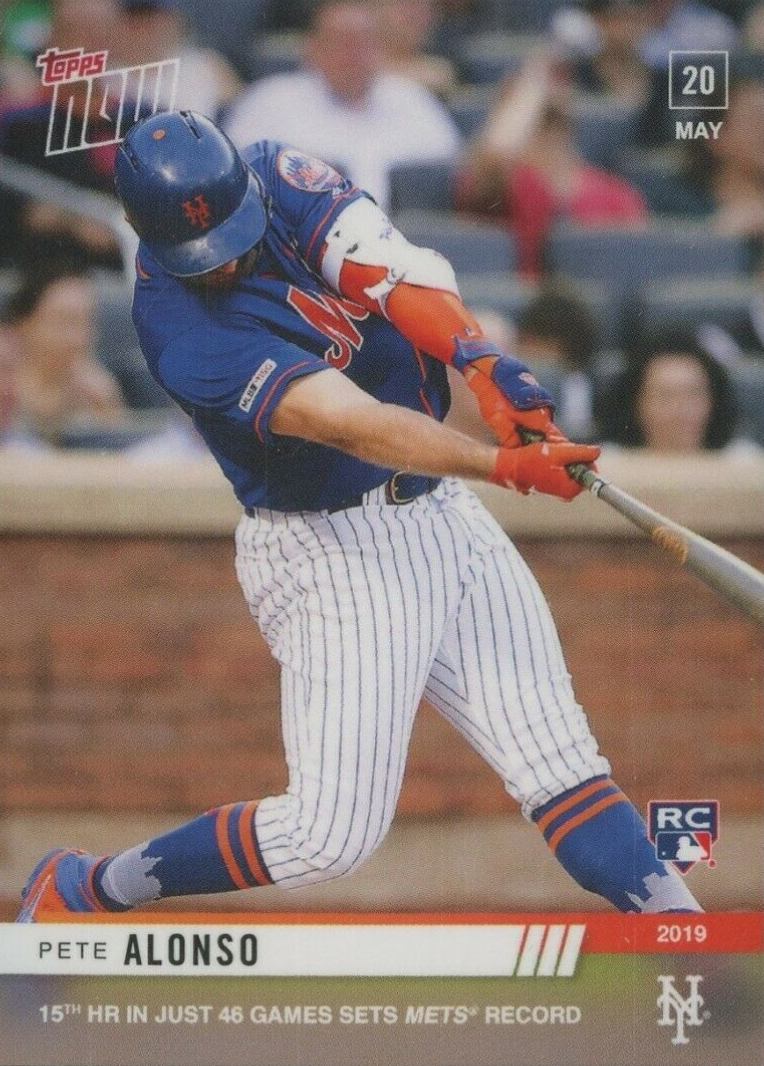 2019 Topps Now Pete Alonso #252 Baseball Card