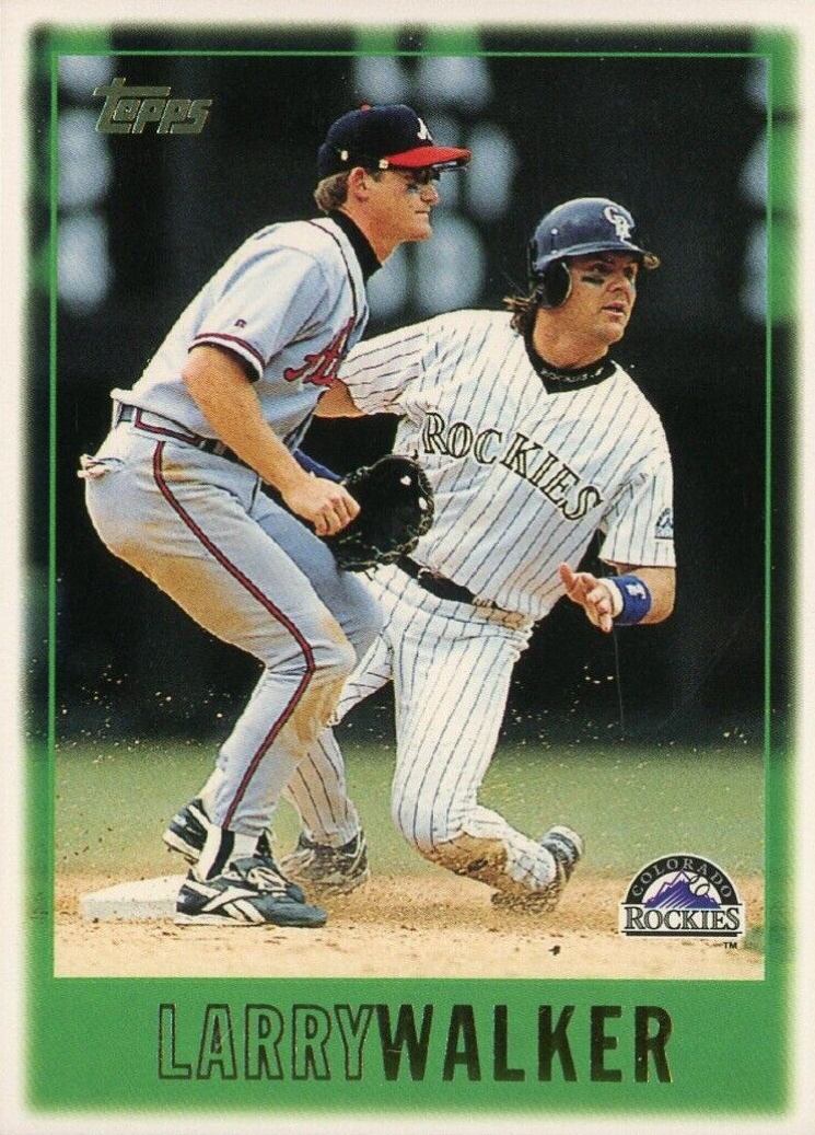 1997 Topps Larry Walker #461 Baseball Card
