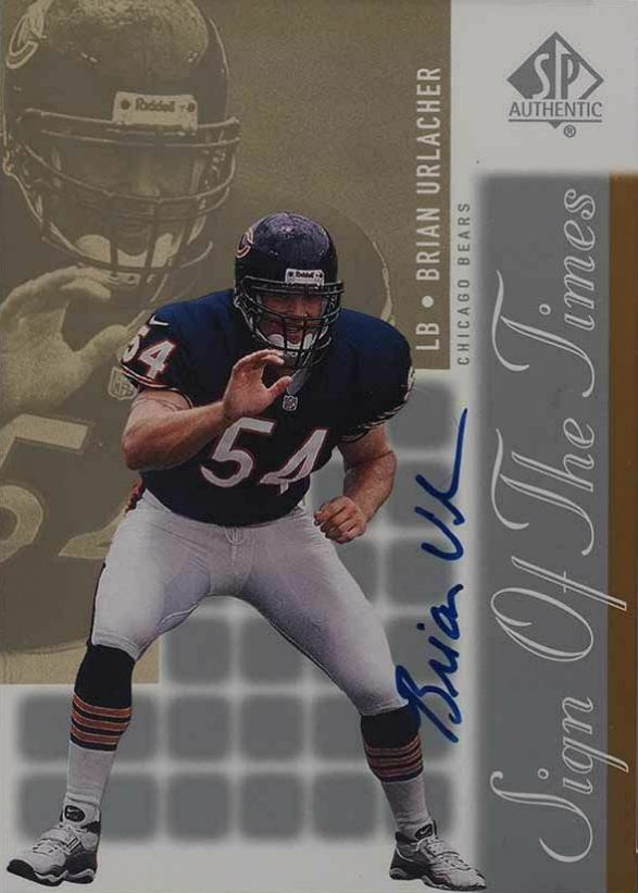2000 SP Authentic Sign Of The Times  Brian Urlacher #BU Football Card