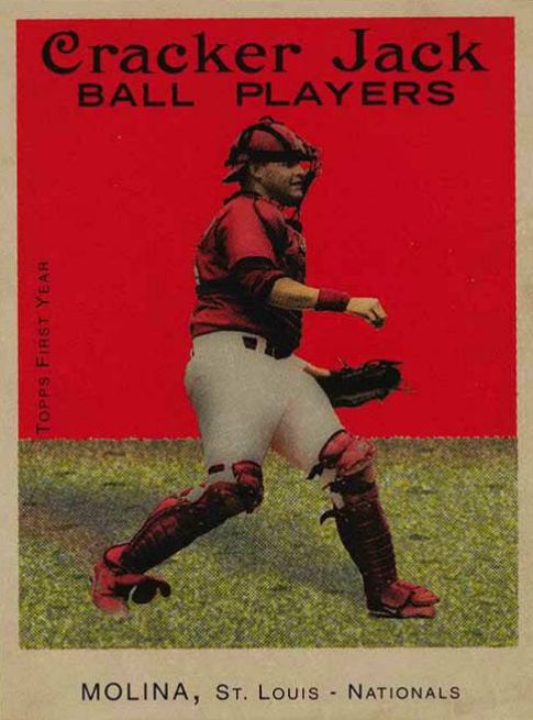 2004 Topps Cracker Jack Yadier Molina #204 Baseball Card