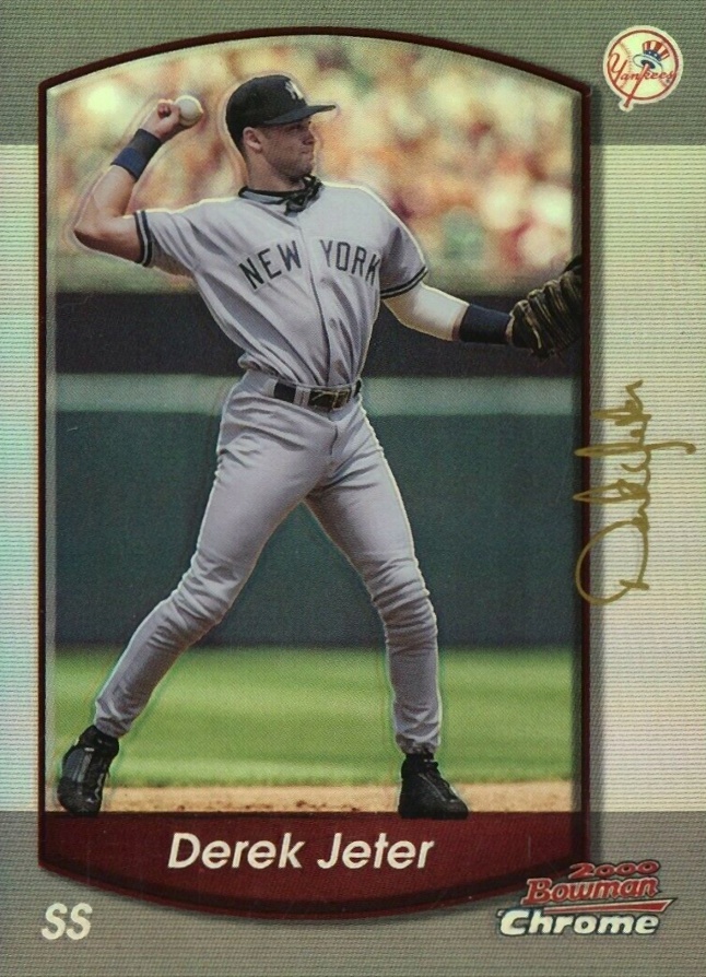 2000 Bowman Chrome Derek Jeter #50 Baseball Card