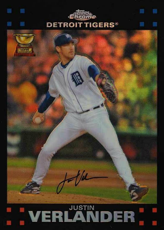 2007 Topps Chrome Justin Verlander #76 Baseball Card