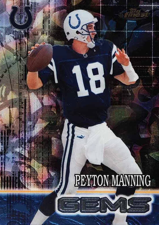 2000 Finest Peyton Manning #196 Football Card