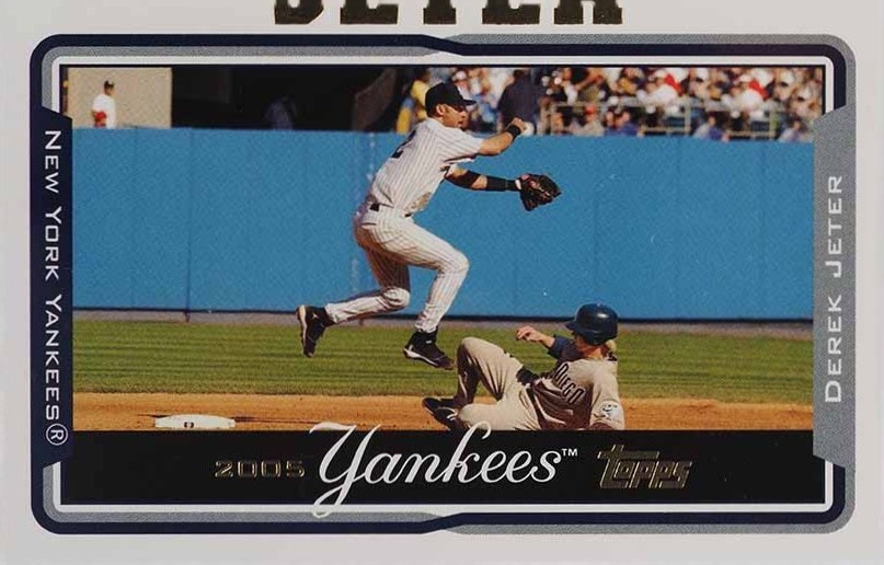 2005 Topps  Derek Jeter #600 Baseball Card