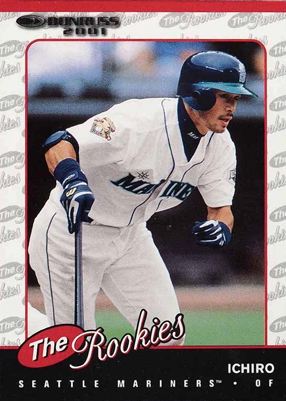 2001 Donruss Rookies Ichiro #R104 Baseball Card