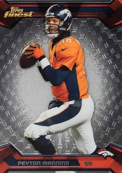 2013 Finest Peyton Manning #20 Football Card