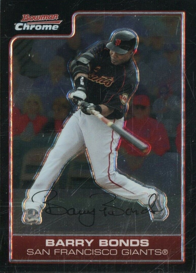 2006 Bowman Chrome Barry Bonds #200 Baseball Card
