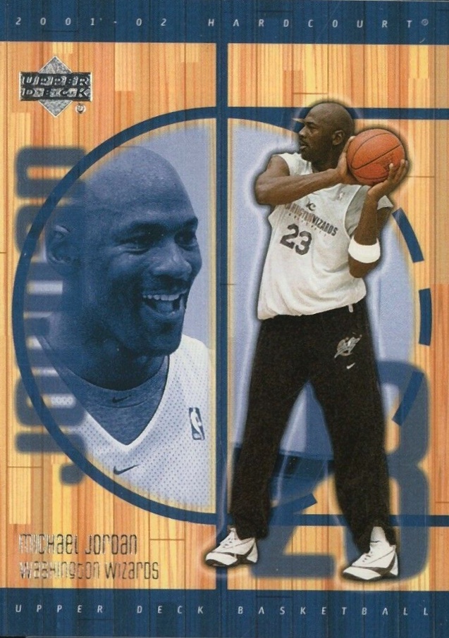 2001 Upper Deck Hardcourt Michael Jordan #121 Basketball Card
