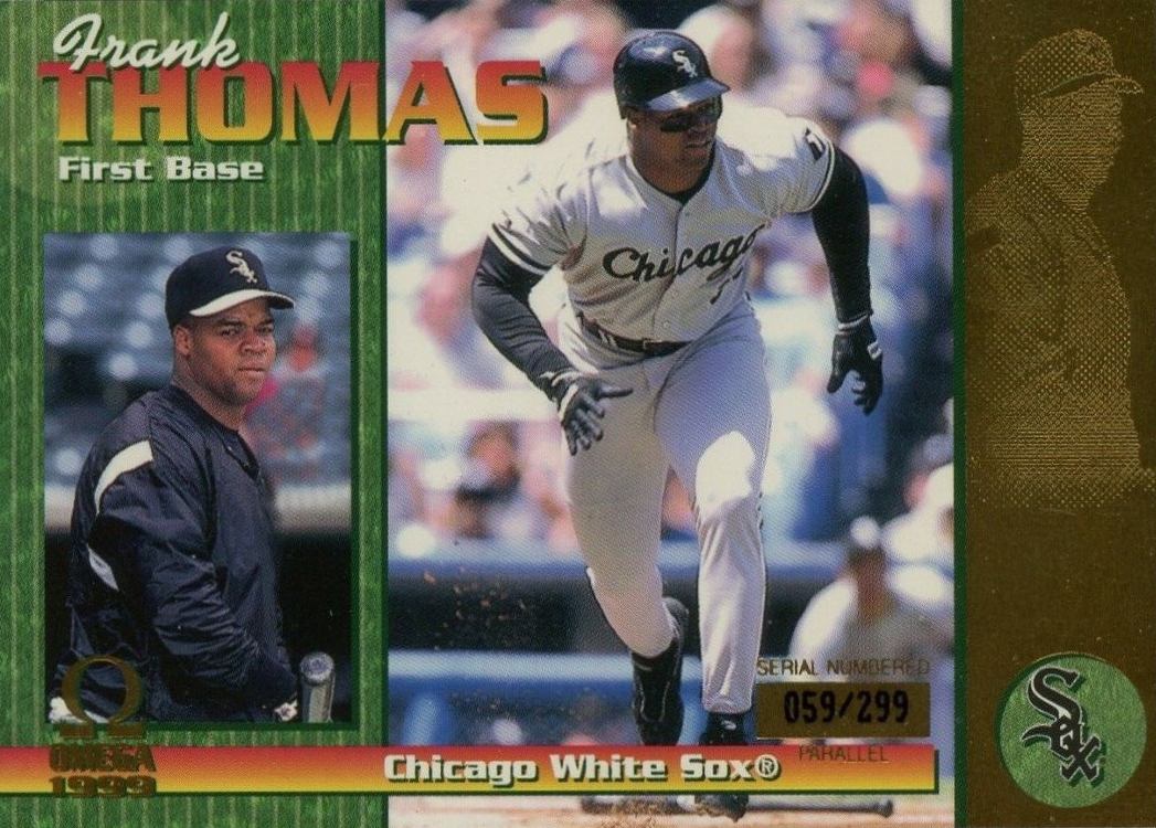 1999 Pacific Omega Frank Thomas #60 Baseball Card