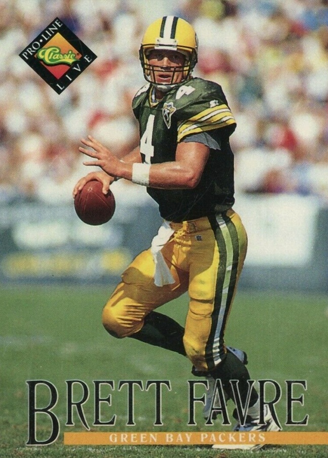 1994 Pro Line Live Brett Favre #47 Football Card