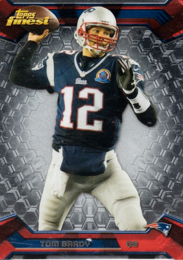 2013 Finest Tom Brady #40 Football Card