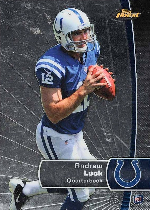 2012 Finest Andrew Luck #110 Football Card