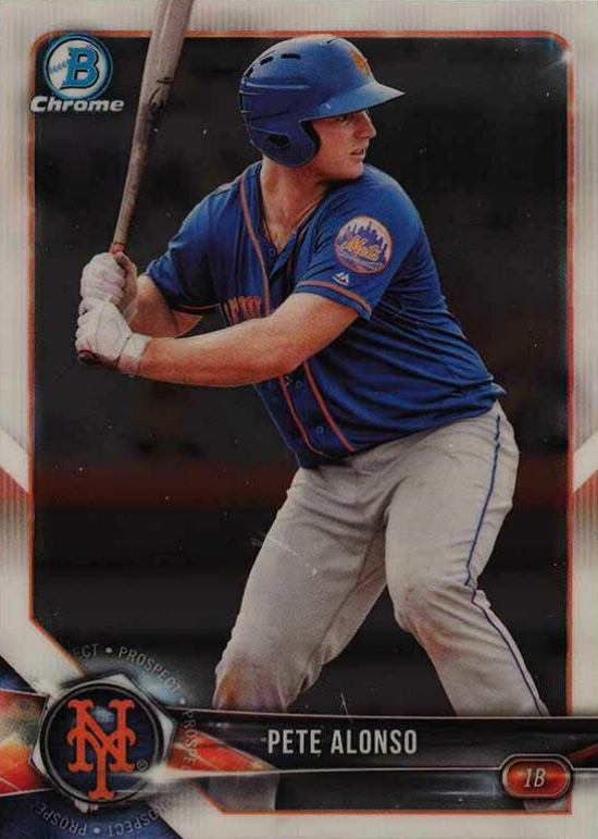 2018 Bowman Chrome Prospects Pete Alonso #BCP137 Baseball Card
