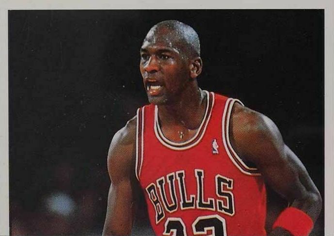 1990 Panini Spanish Sticker Michael Jordan #205 Basketball Card