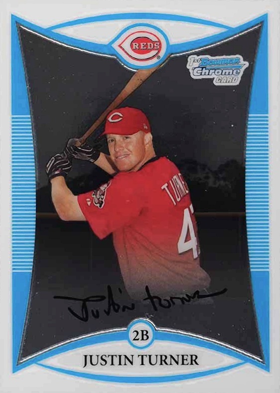 2008 Bowman Chrome Prospects Justin Turner #BCP171 Baseball Card