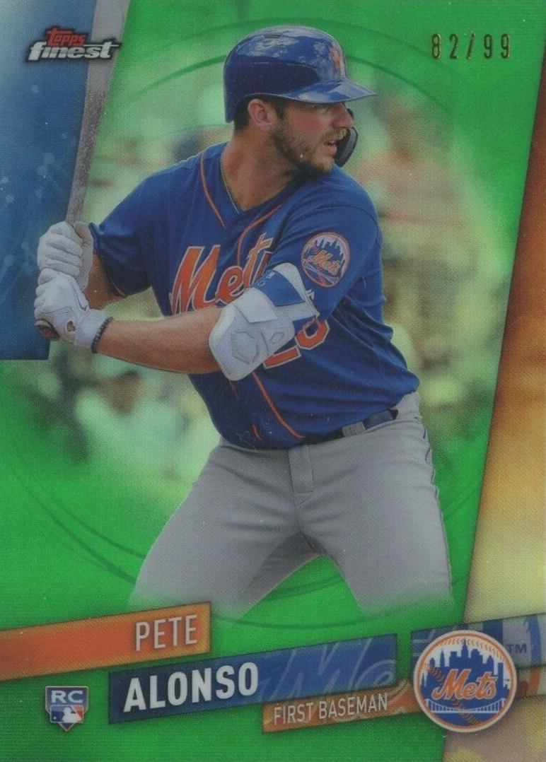 2019 Finest Pete Alonso #44 Baseball Card