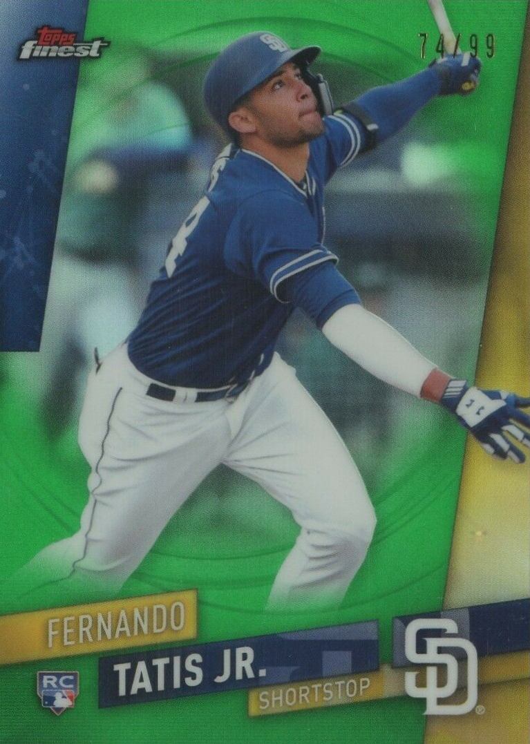 2019 Finest Fernando Tatis Jr. #85 Baseball Card