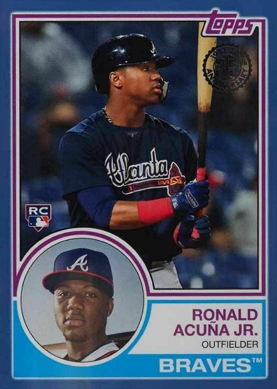 2018 Topps Update 1983 Topps Baseball Ronald Acuna Jr. #83-13 Baseball Card