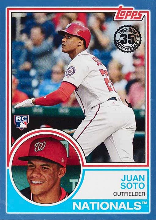 2018 Topps Update 1983 Topps Baseball Juan Soto #83-12   Baseball Card