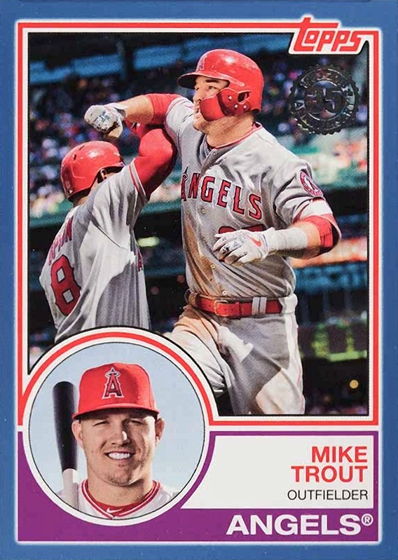 2018 Topps Update 1983 Topps Baseball Mike Trout #83-42  Baseball Card