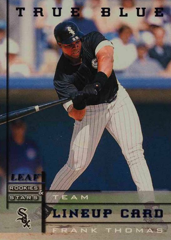 1998 Leaf Rookies & Stars Frank Thomas #189 Baseball Card