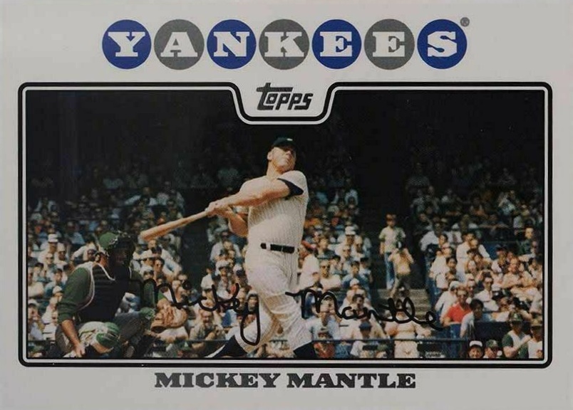 2008 Topps Mickey Mantle #7 Baseball Card