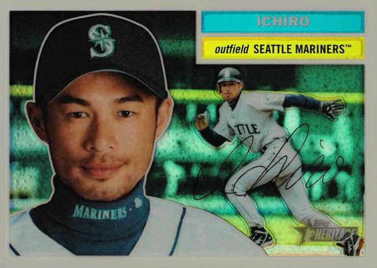 2005 Topps Heritage Chrome Ichiro Suzuki #49 Baseball Card