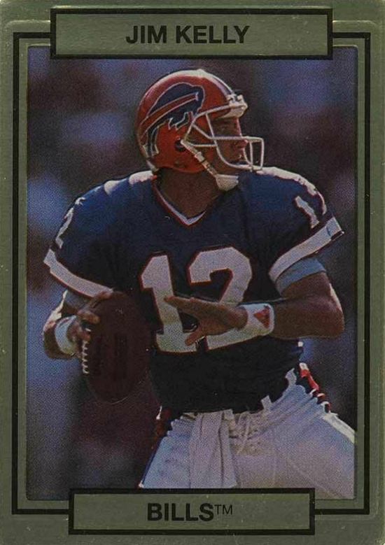 1990 Action Packed Jim Kelly #14 Football Card